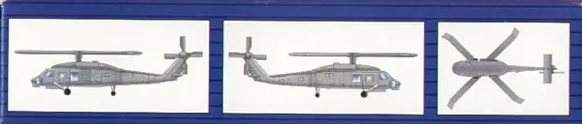 SH-60B Seahawk Helicopter Set (6/Bx) 1/350 Trumpeter