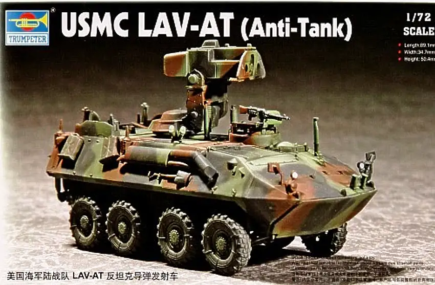 USMC LAV-AT Light Armored Anti-Tank Vehicle 1/72 Trumpeter