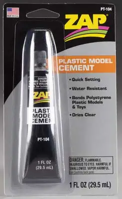 PT104 Zap Model Cement 1oz Adhesive (PT104)