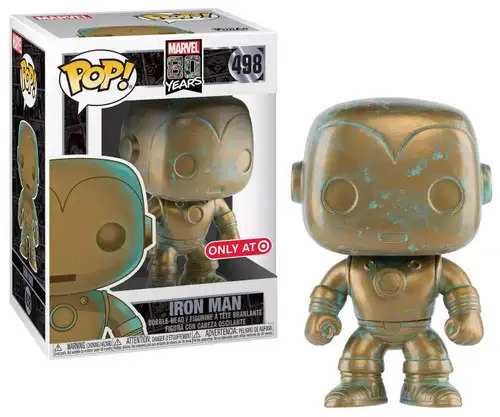 Funko 80th Anniversary POP! Marvel Iron Man Exclusive Vinyl Figure #498 [Patina]