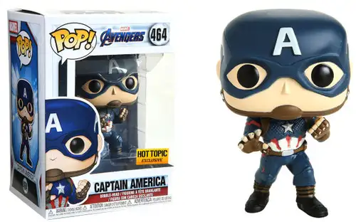 Funko Avengers Endgame POP! Marvel Captain America Exclusive Vinyl Figure #464