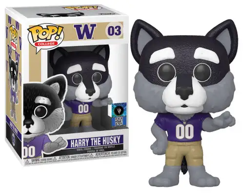 Funko University of Washington POP! College Harry the Husky Vinyl Figure #03
