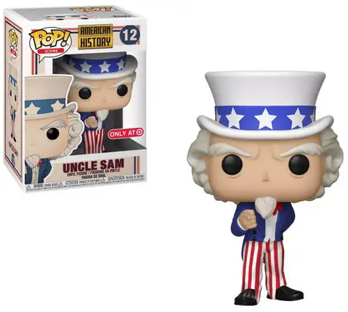 Funko American History POP! Icons Uncle Sam Exclusive Vinyl Figure #12
