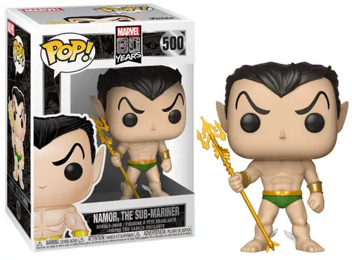 Funko 80th Anniversary POP! Marvel Namor Vinyl Figure #500 [First Appearance]