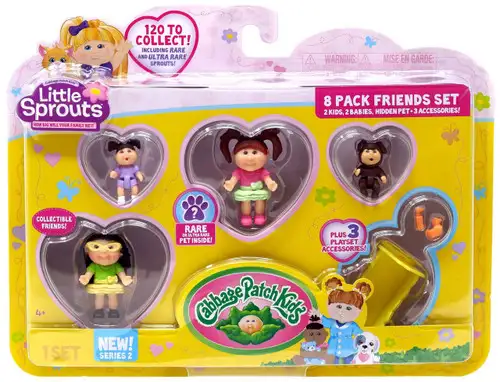 Cabbage Patch Kids Little Sprouts Series 2 Penelope Scarlett Mini Figure 8-Pack