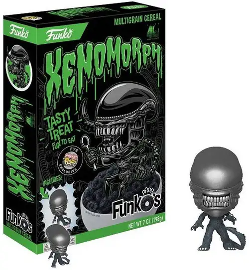 FunkO's Alien Xenomorph Exclusive 7 Ounce Breakfast Cereal