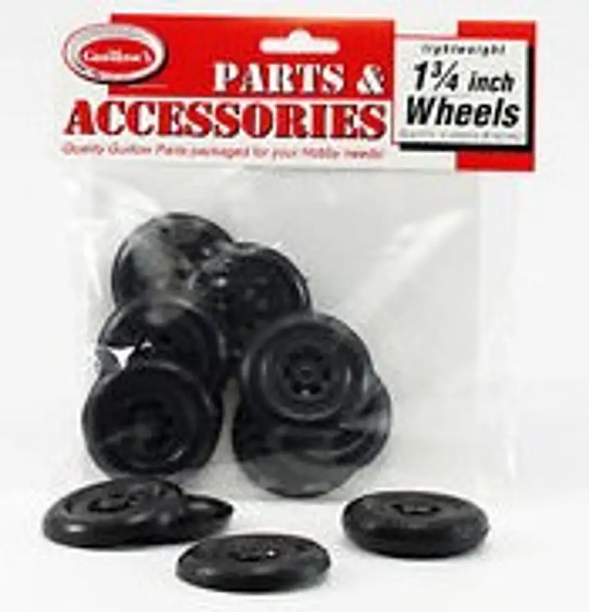 Plastic Half Wheels 1-3/4" (4pr) Guillows
