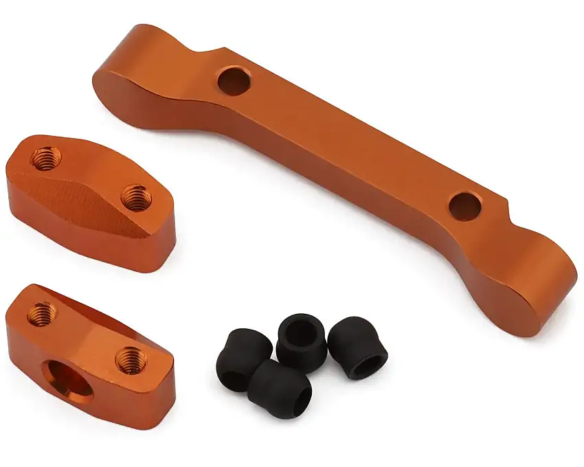 HPI Sport 3 CNC-Machined Aluminium Front Suspension Pivot Block Set (0-Degrees)