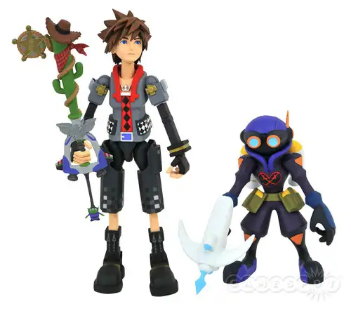 Disney Kingdom Hearts Series 4 Toy Story Sora & Air Soldier Action Figure 2-Pack