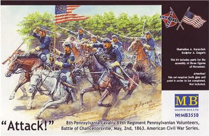 8th Pennsylvania Cavalry Regiment 1/35 Masterbox