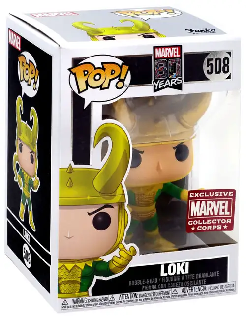 Funko 80th Anniversary POP! Marvel Loki Exclusive Vinyl Figure #508 [Classic]