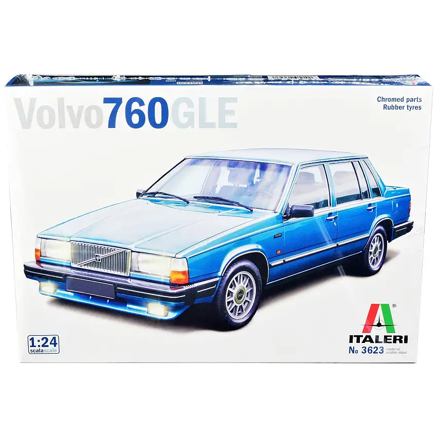 Skill 3 Model Kit Volvo 760 GLE 1/24 Scale Model by Italeri