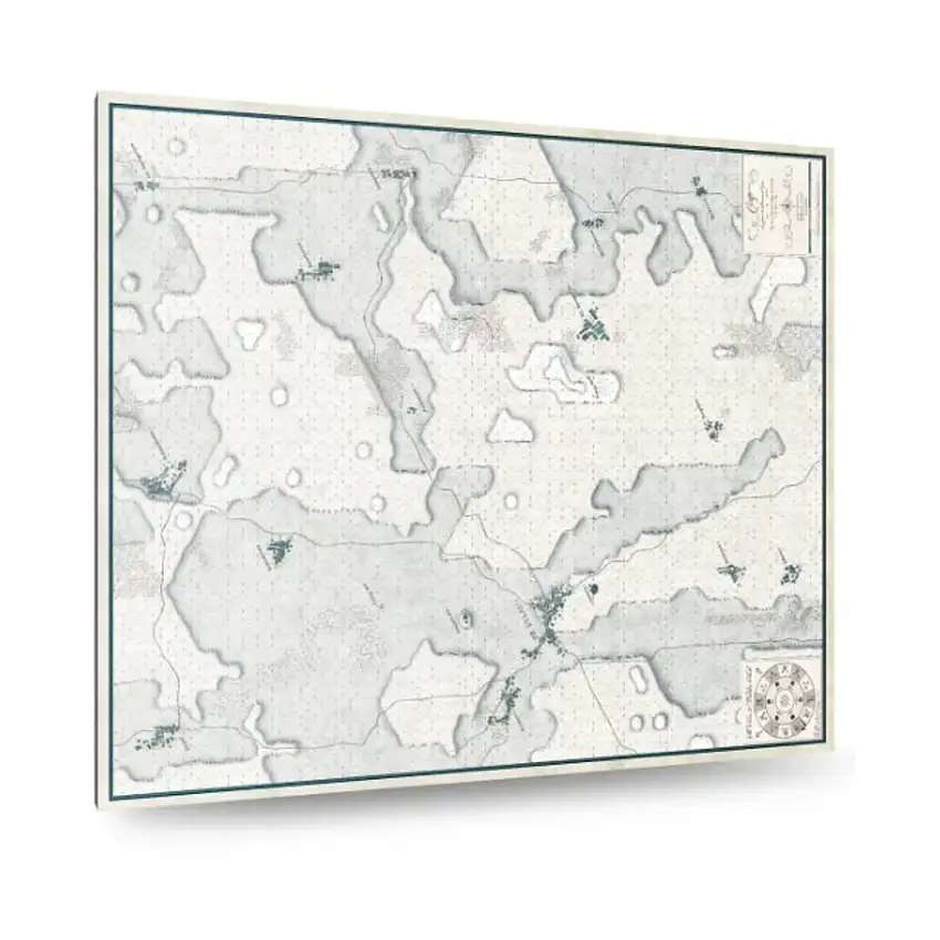 Eylau 1807 - Mounted Map Set