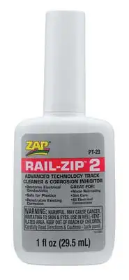 ZAP Rail Zip 1 oz - Train Track Cleaner and Lubricant (All Scales) (PT23)